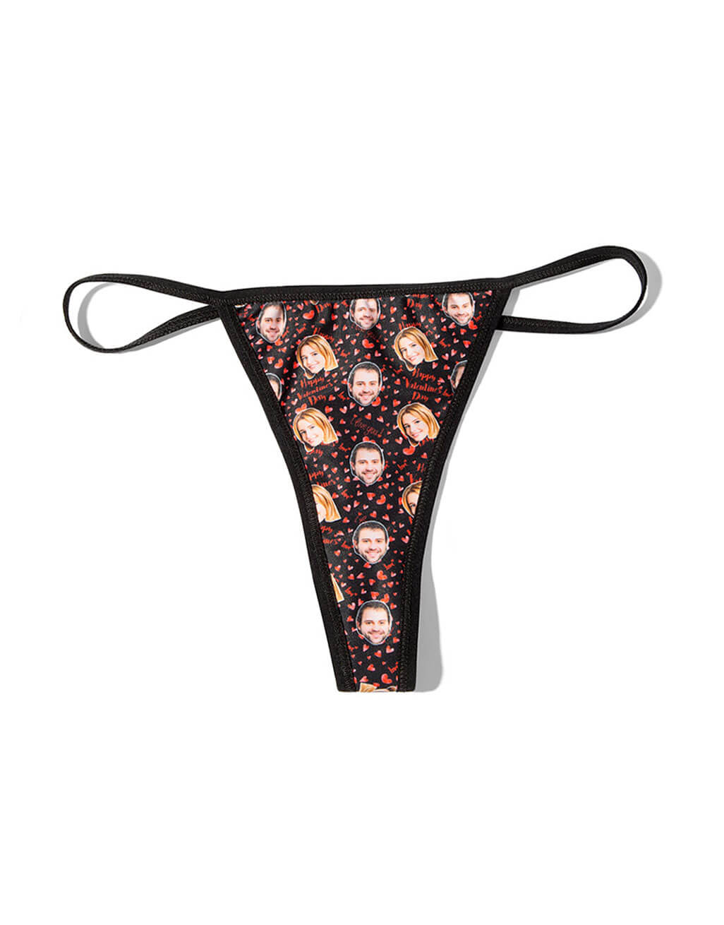 Valentines Face Custom Thong