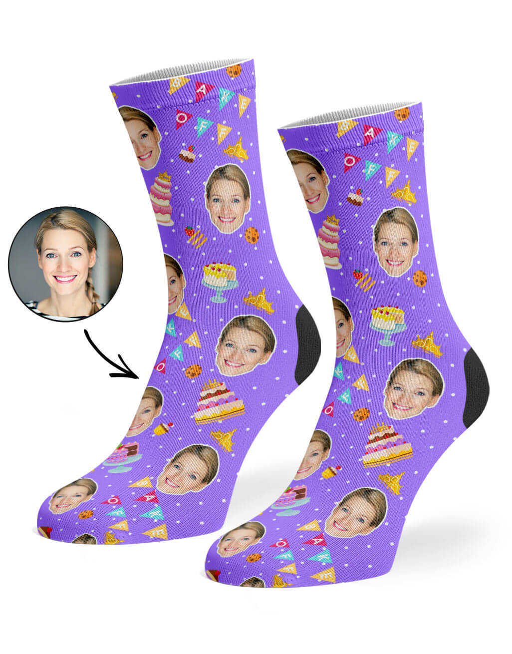 Bake Off Queen Custom Socks