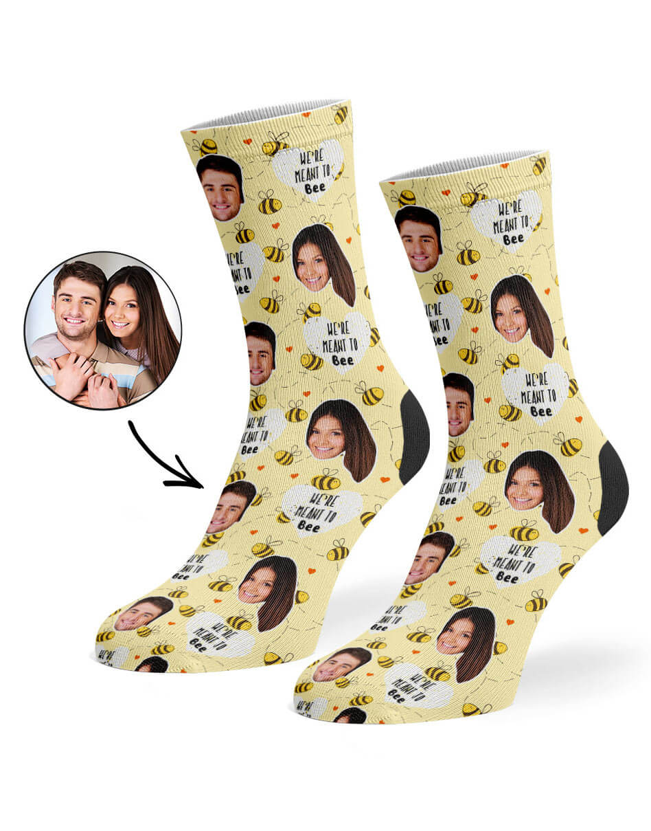We're Meant To Bee Custom Socks
