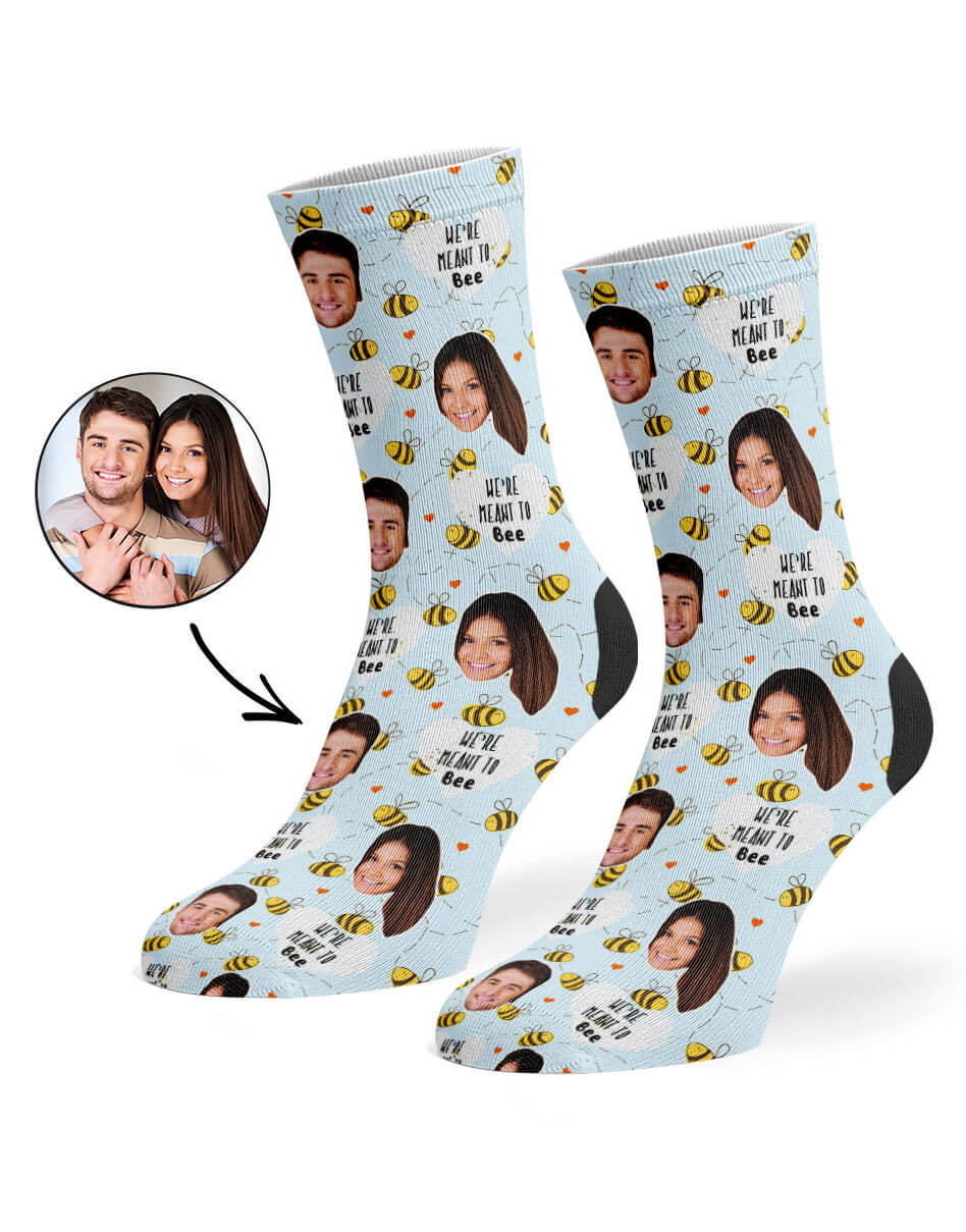 We're Meant To Bee Custom Socks