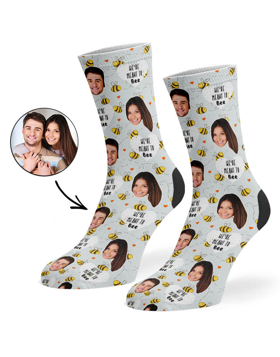 We're Meant To Bee Custom Socks