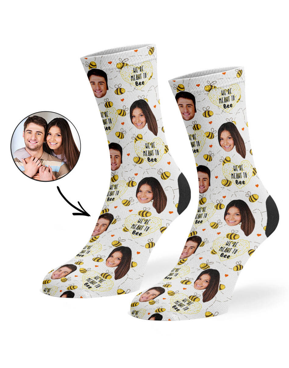 We're Meant To Bee Custom Socks