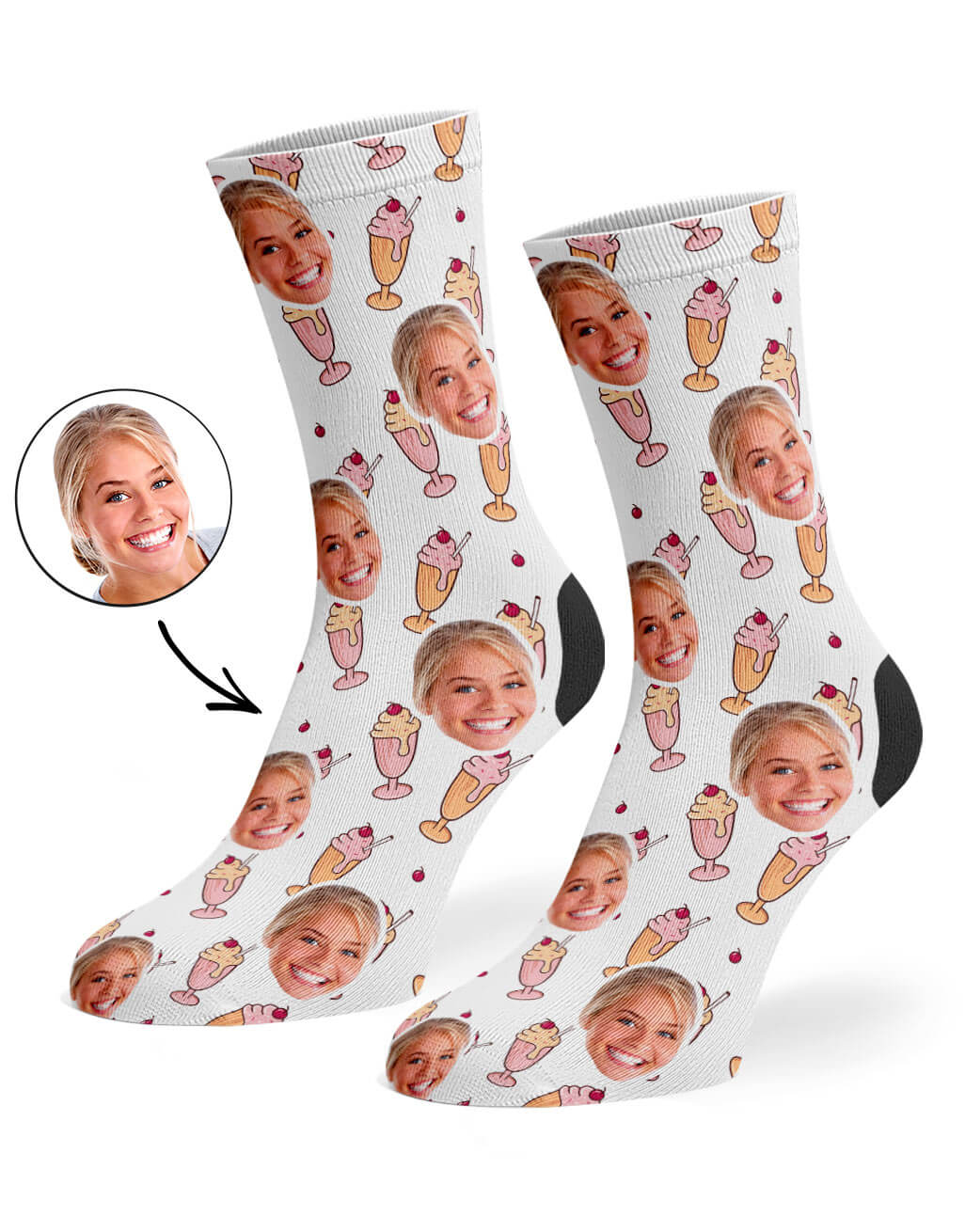 Sundae Custom Socks