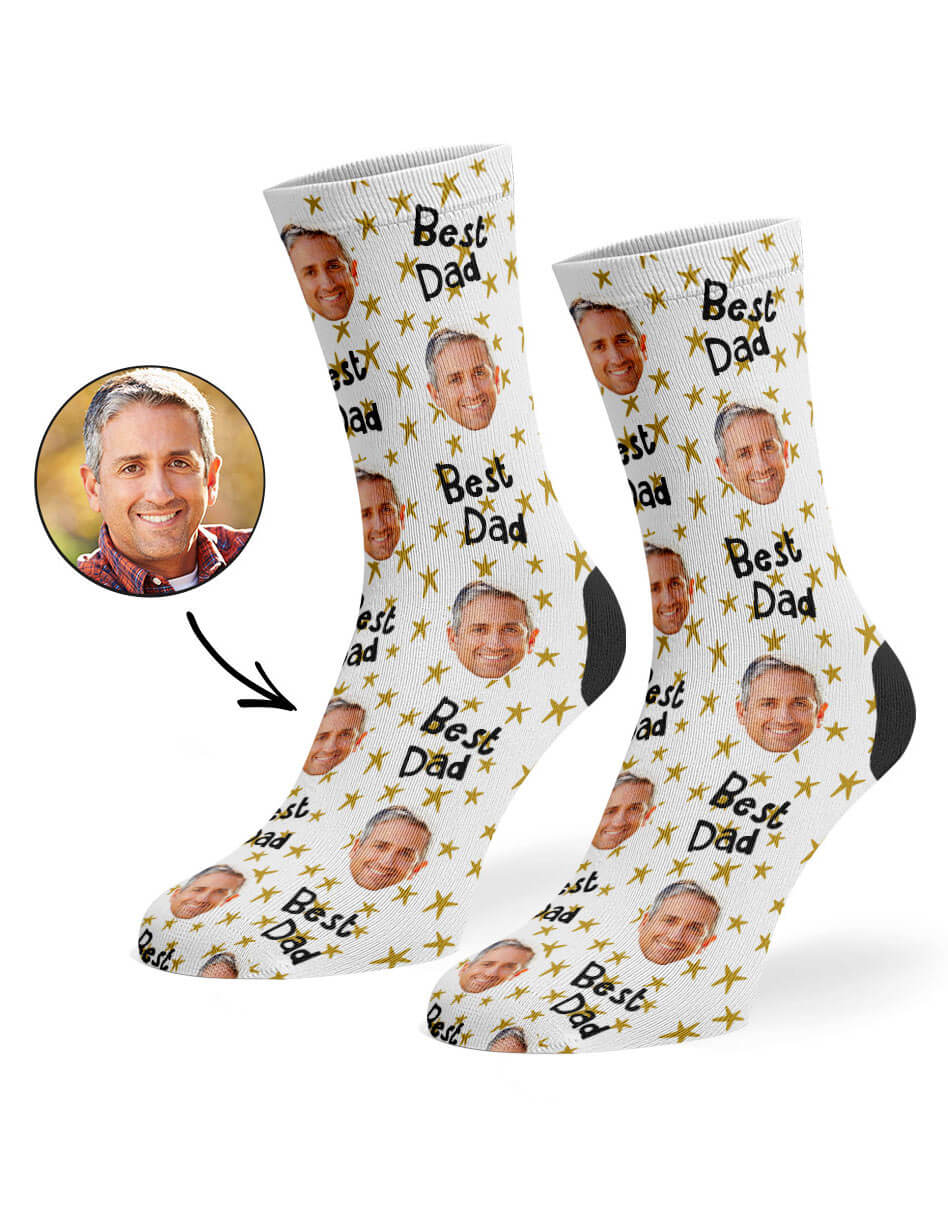 Best Star Dad Custom Socks