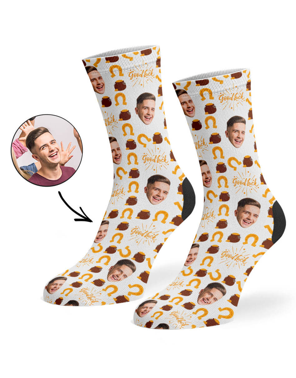 Lucky Horseshoe Custom Socks