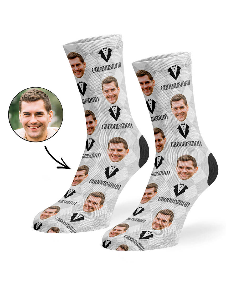 Groomsman Custom Socks