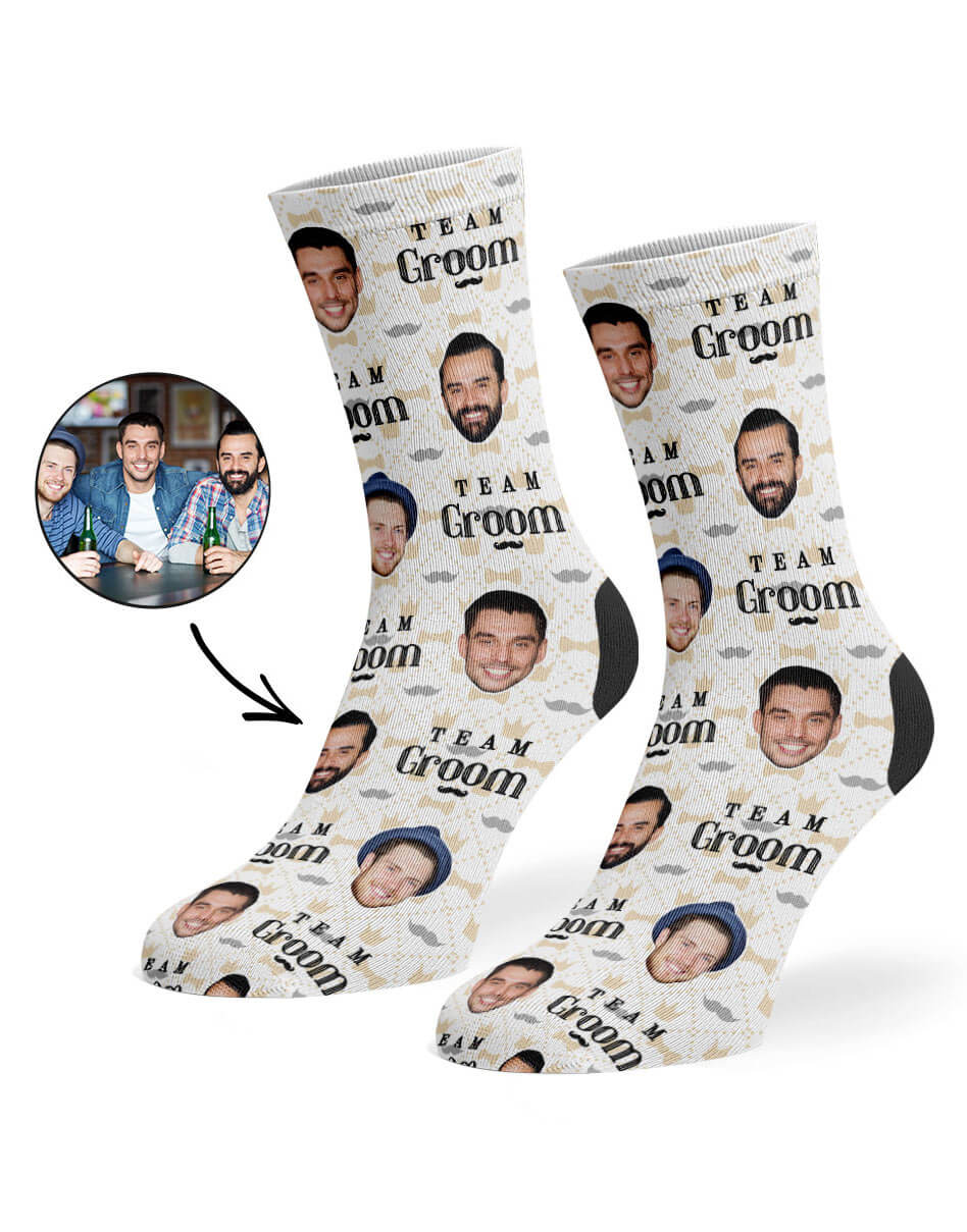 Team Groom Custom Socks