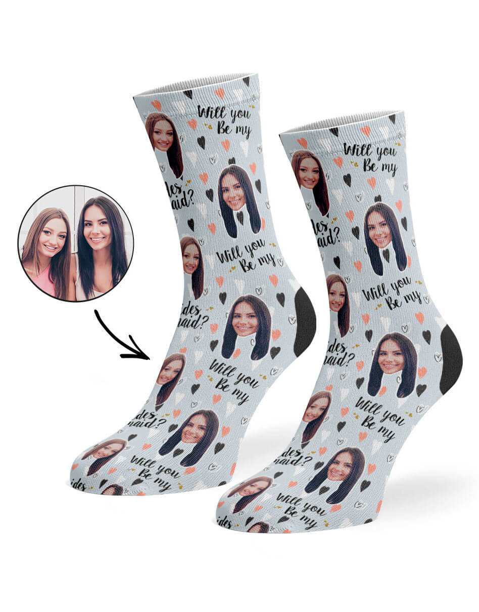 Will You Be My Bridesmaid? Custom Socks