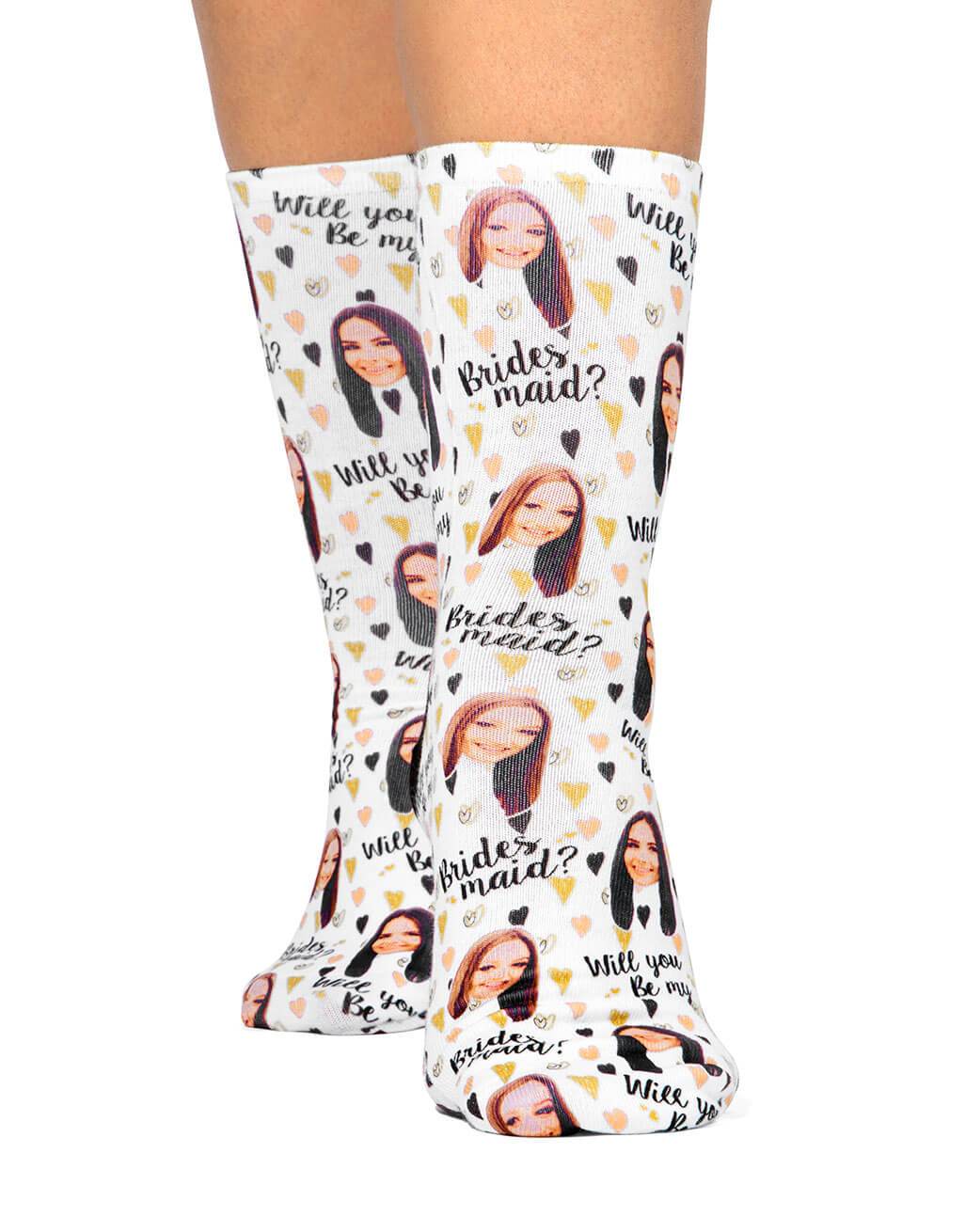 Will You Be My Bridesmaid? Custom Socks