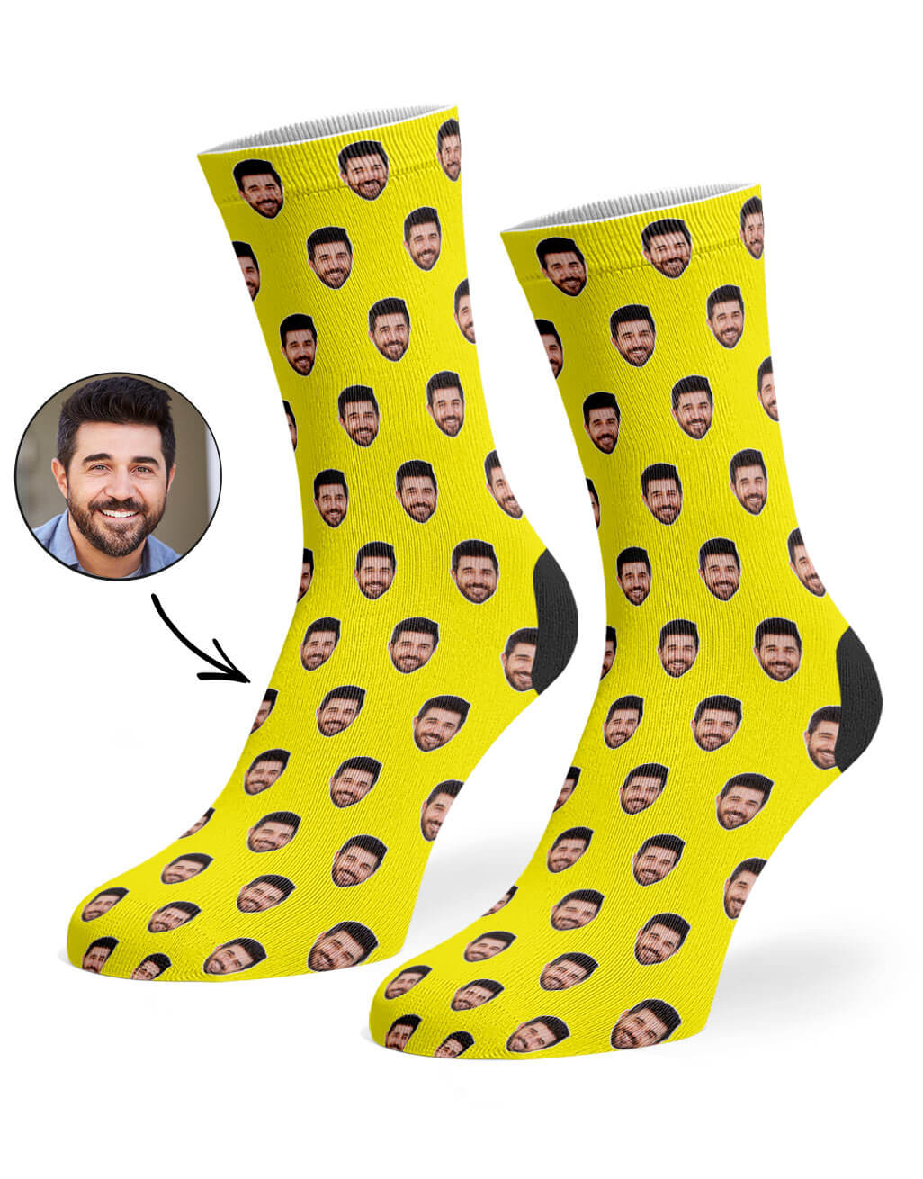 Face Pattern Custom Socks