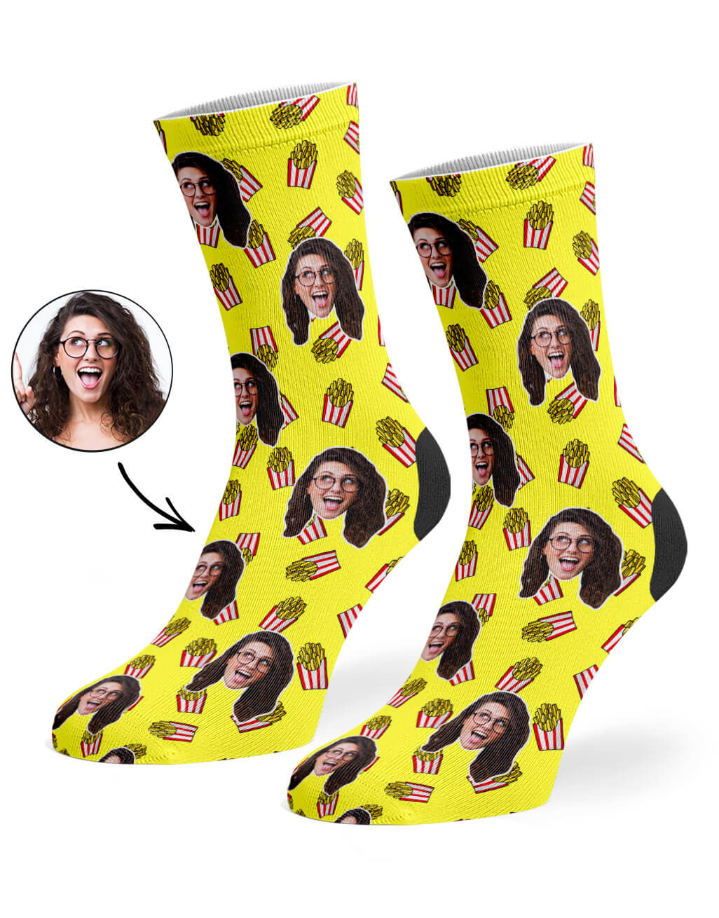 Fries Custom Socks