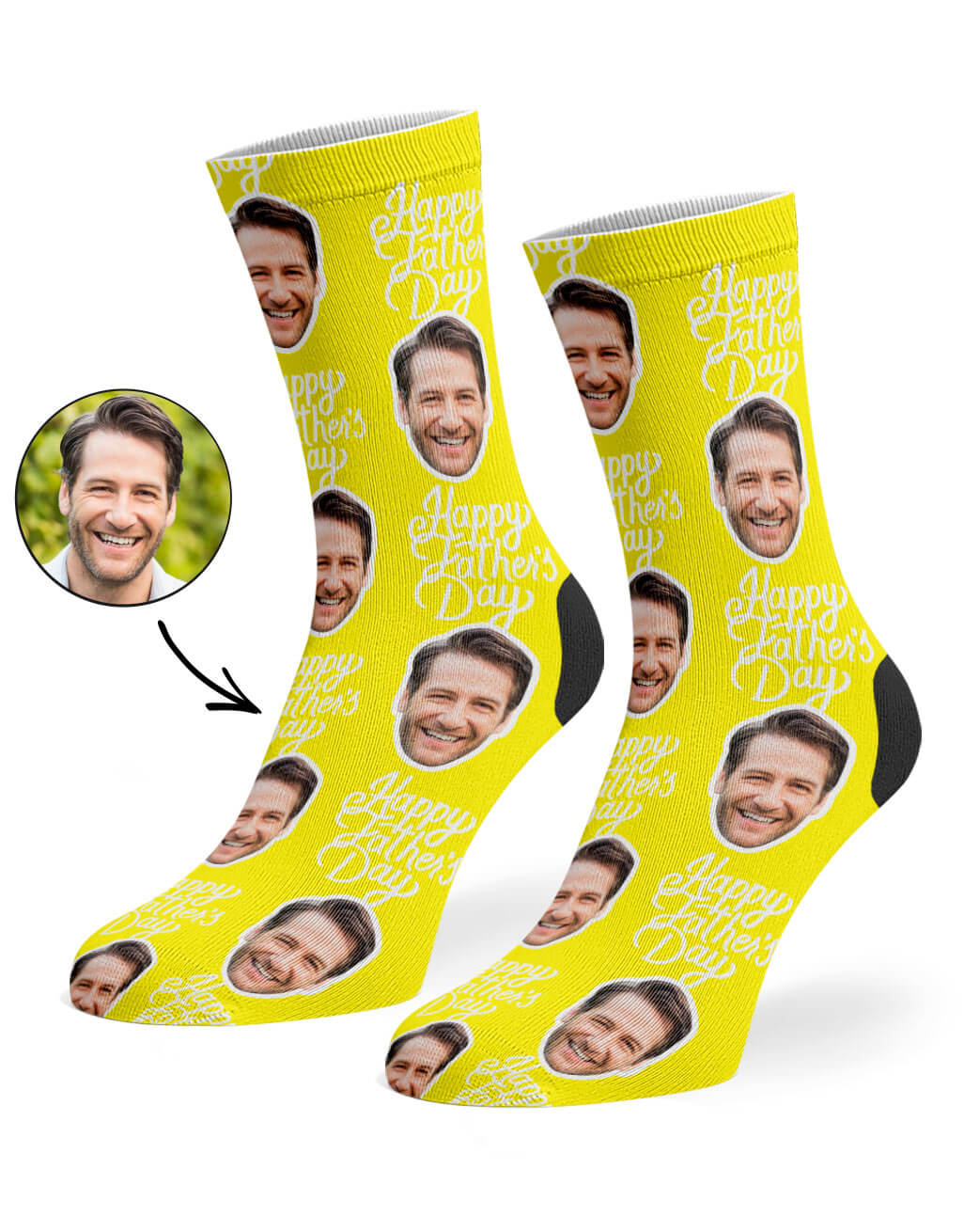 Happy Fathers Day Custom Socks