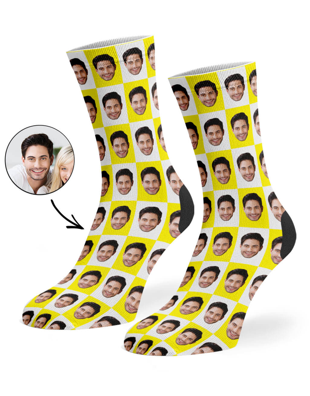 Poser Face Custom Socks