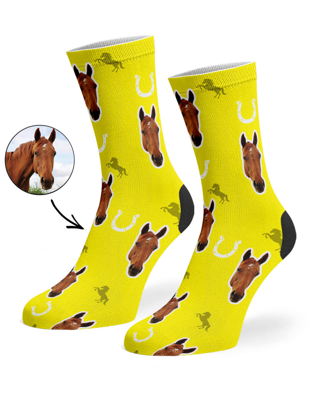 Your Horse on Custom Socks