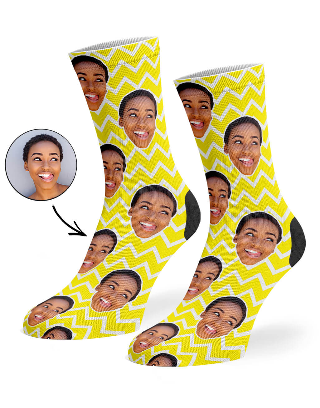 Zig Zag Custom Socks