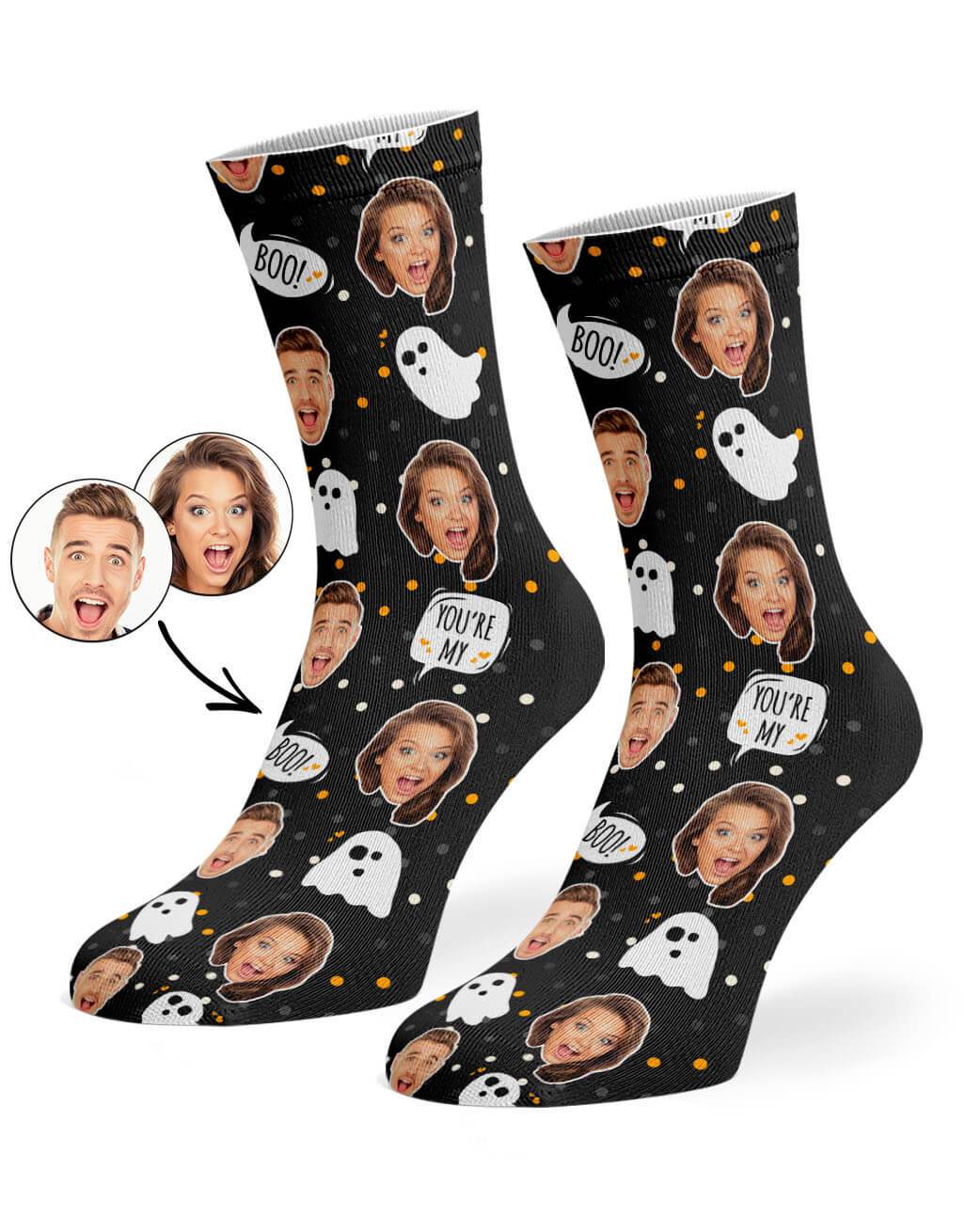 You're My Boo Custom Socks