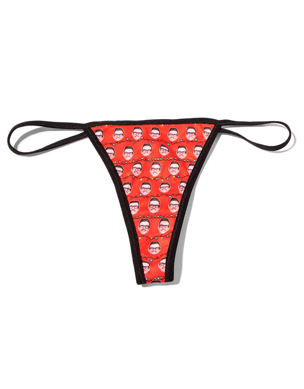 Christmas Lights Custom Thong