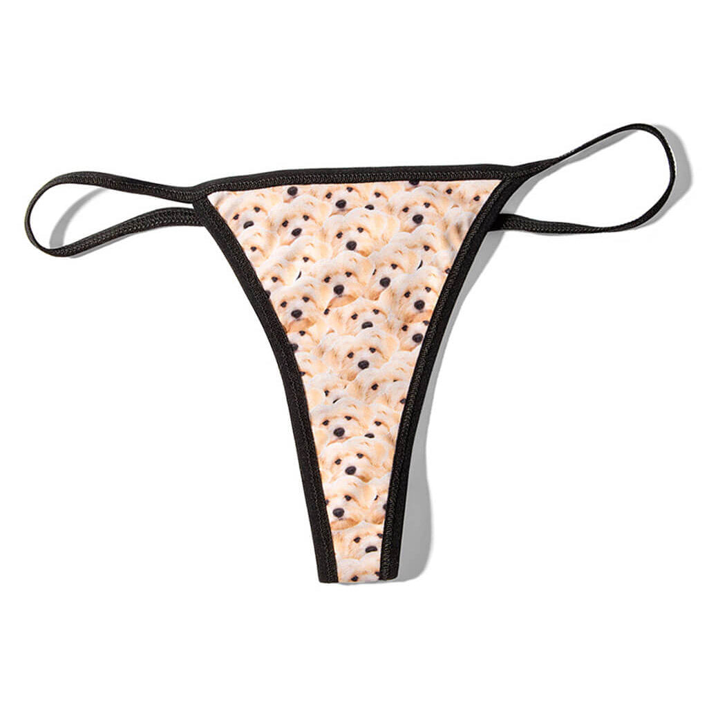 Dog Mash Custom Thong
