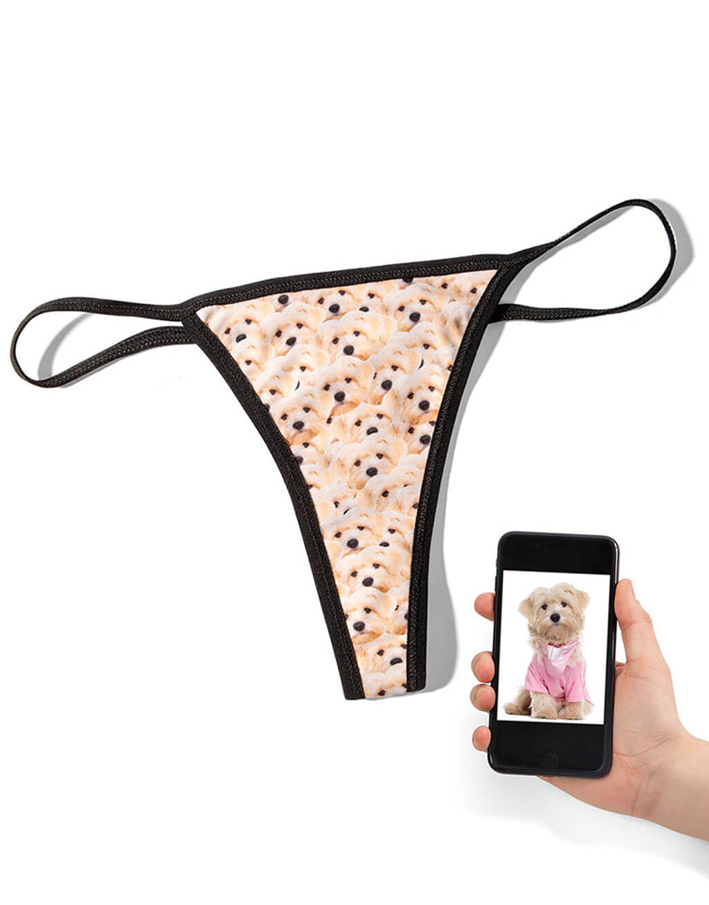 Dog Mash Custom Thong