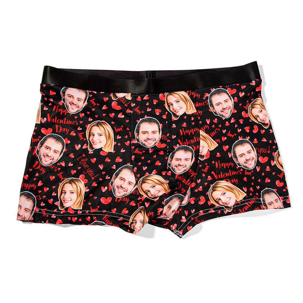 Happy Valentines Custom Boxers