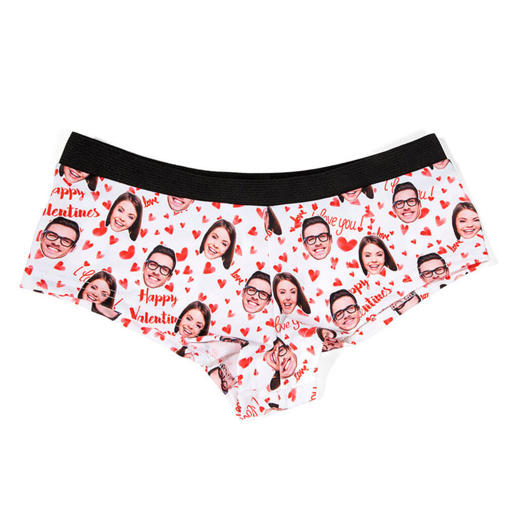 Happy Valentines Custom Panties
