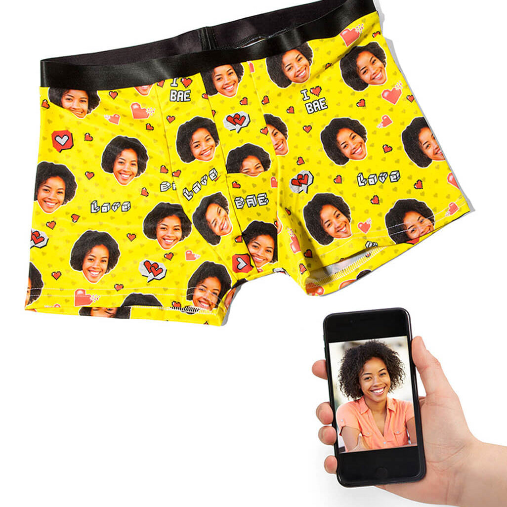 I Love Bae Custom Boxers