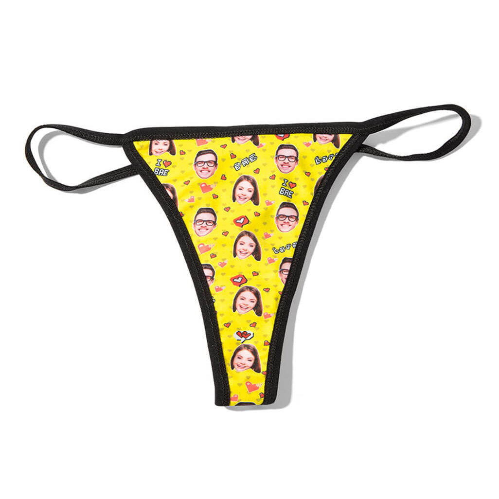 I Love Bae Custom Thong