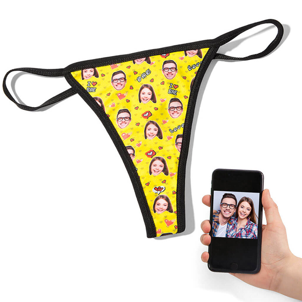 I Love Bae Custom Thong