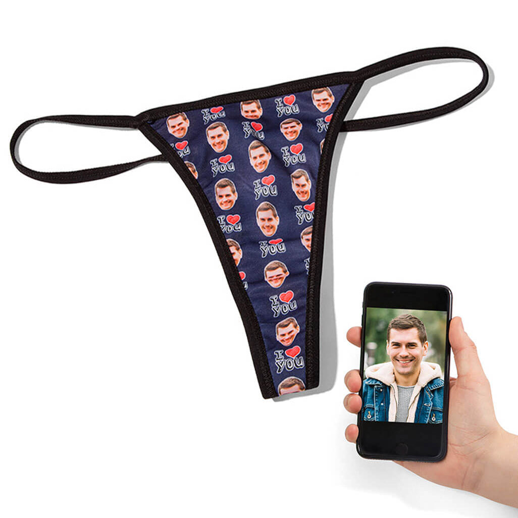 I Heart You Custom Thong
