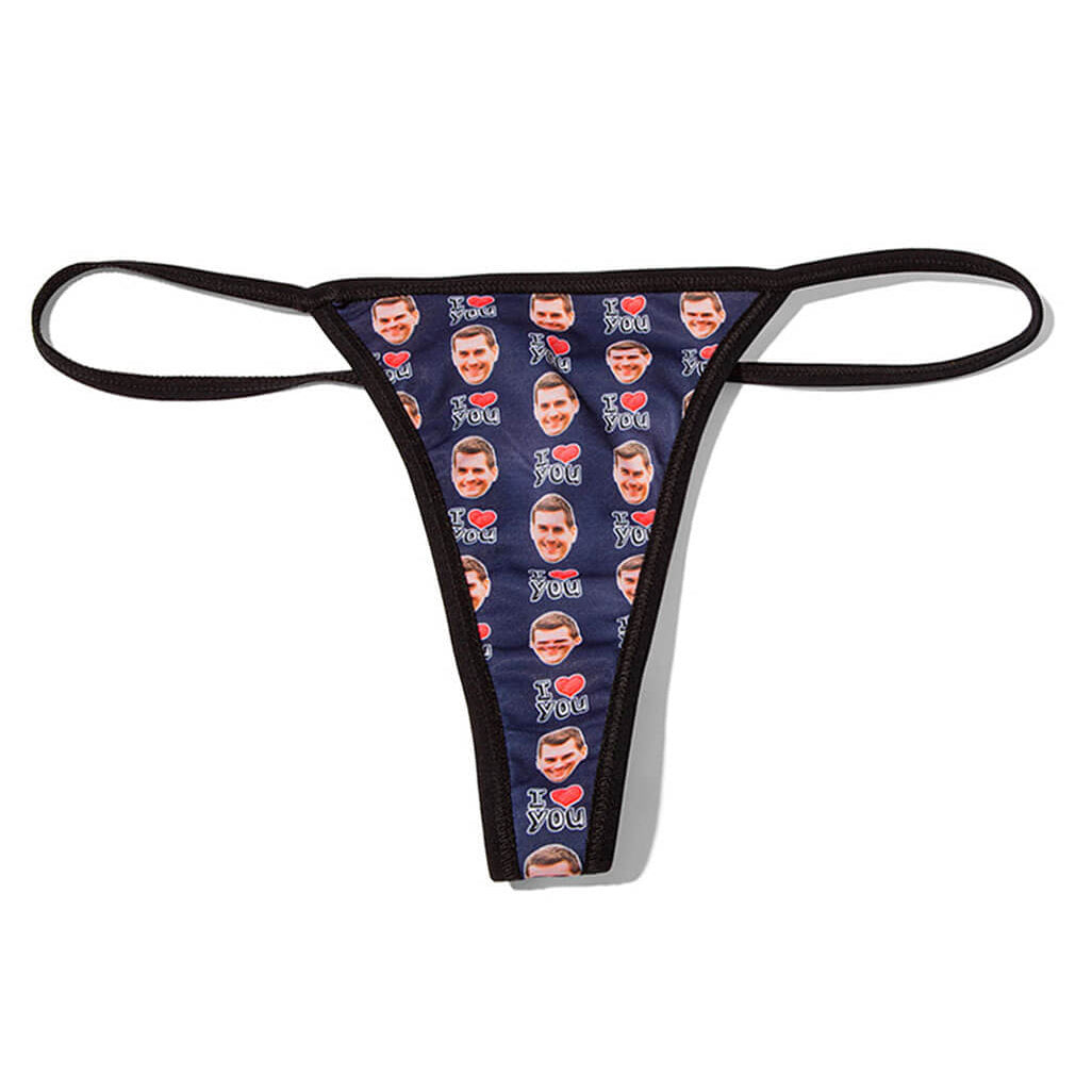 I Heart You Custom Thong