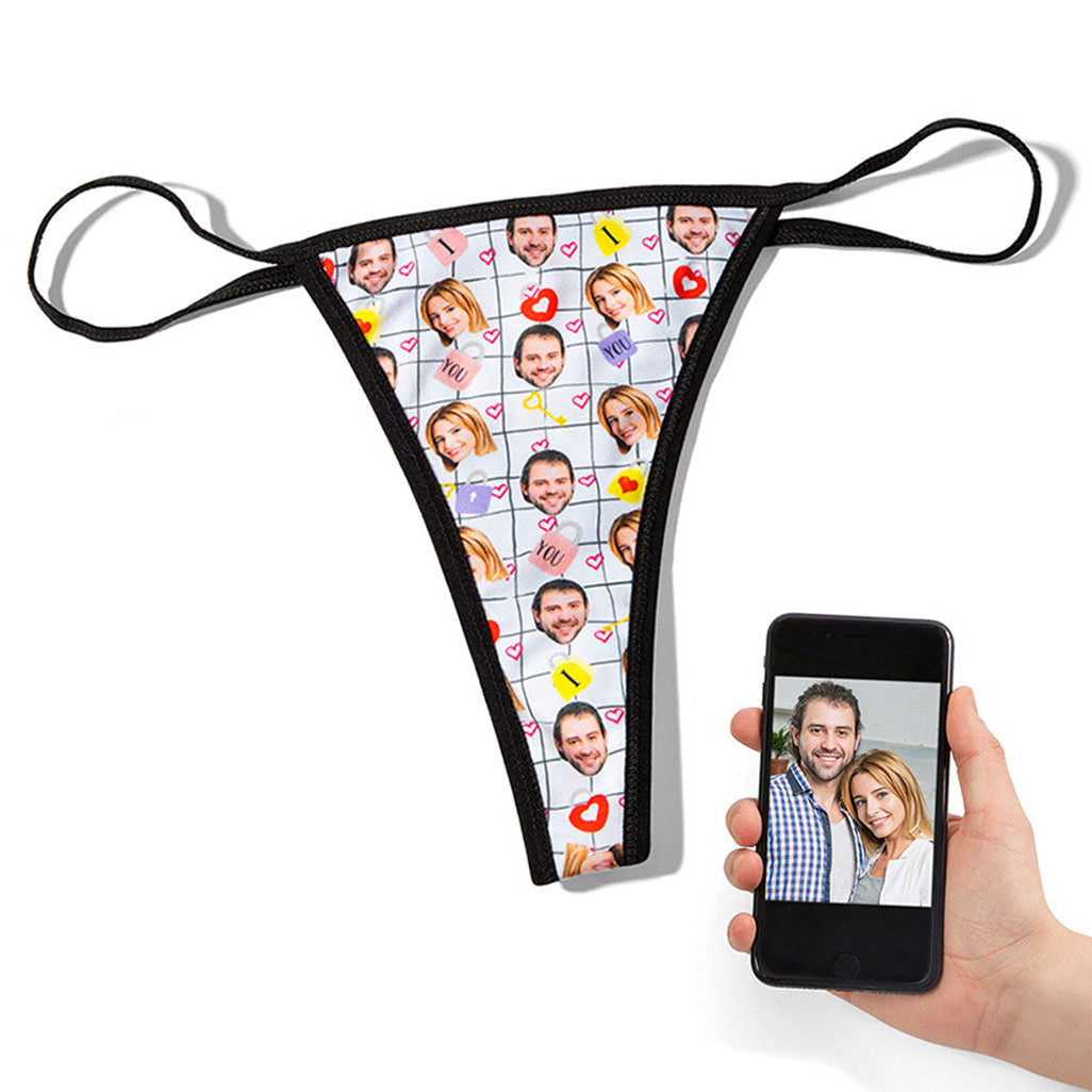Love Locks Custom Thong