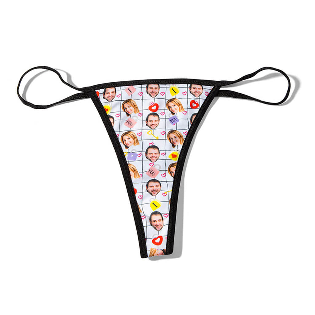 Love Locks Custom Thong