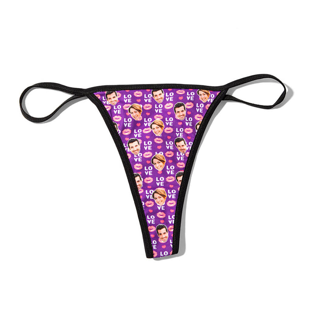 Love Lips Custom Thong