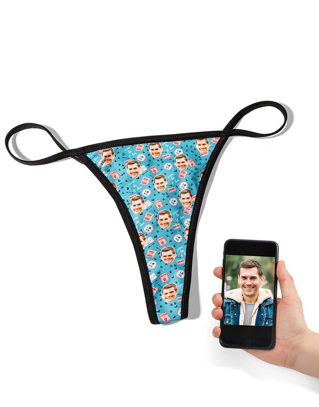 Love Stamps Custom Thong