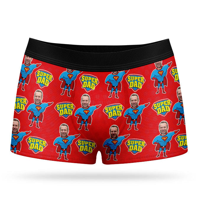 Dad Superhero Custom Boxers