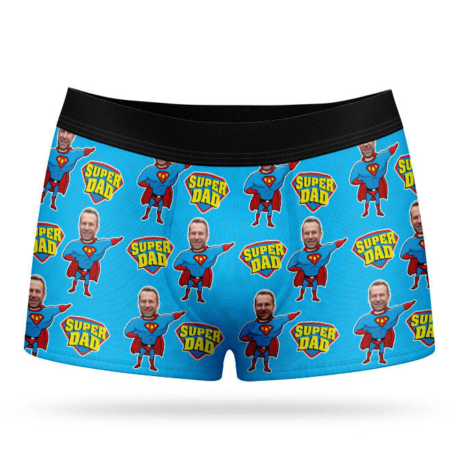 Dad Superhero Custom Boxers