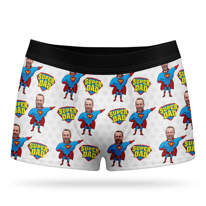 Dad Superhero Custom Boxers