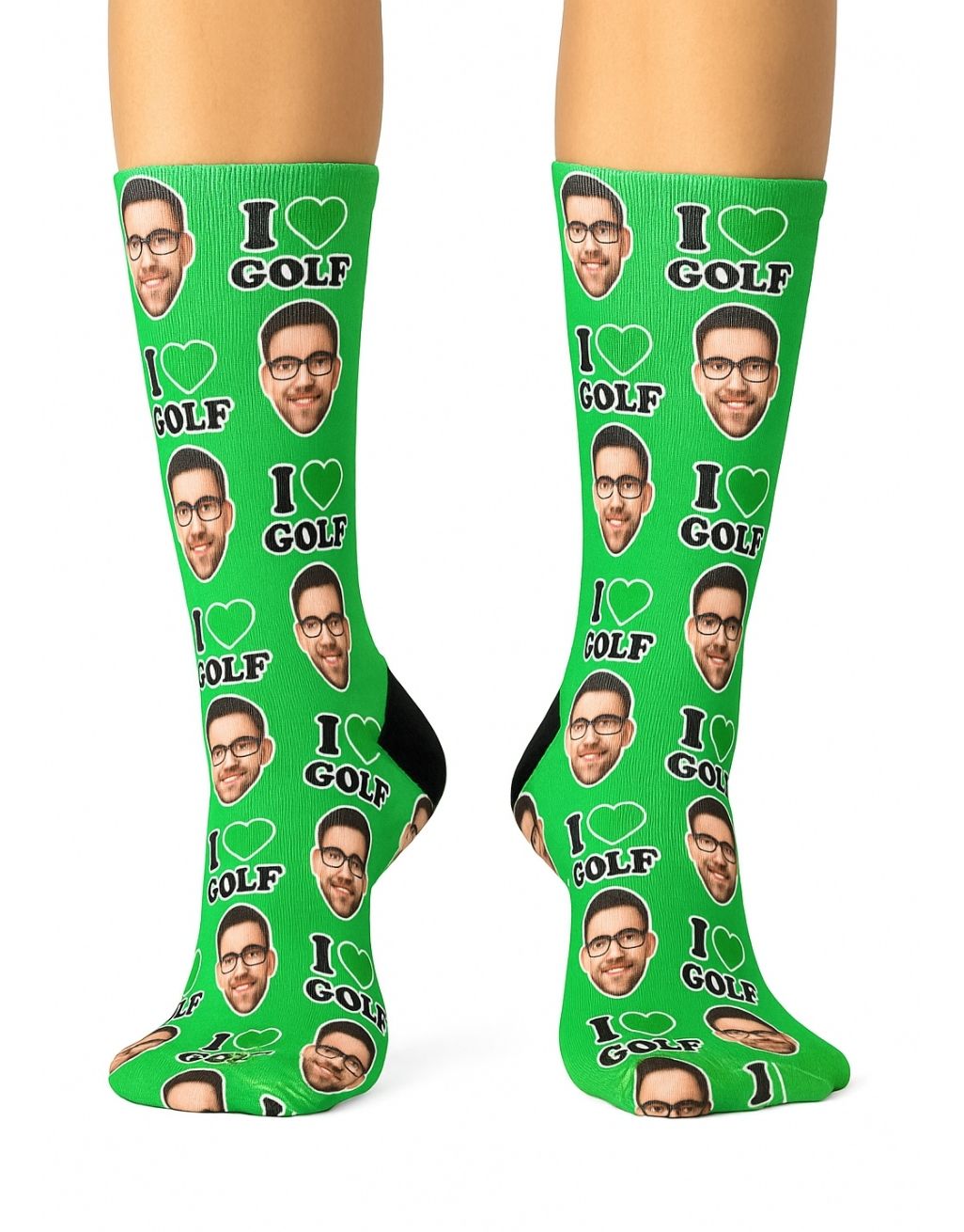i love to golf custom socks