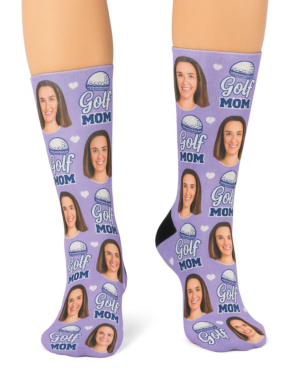 Golf Mom funny custom Socks
