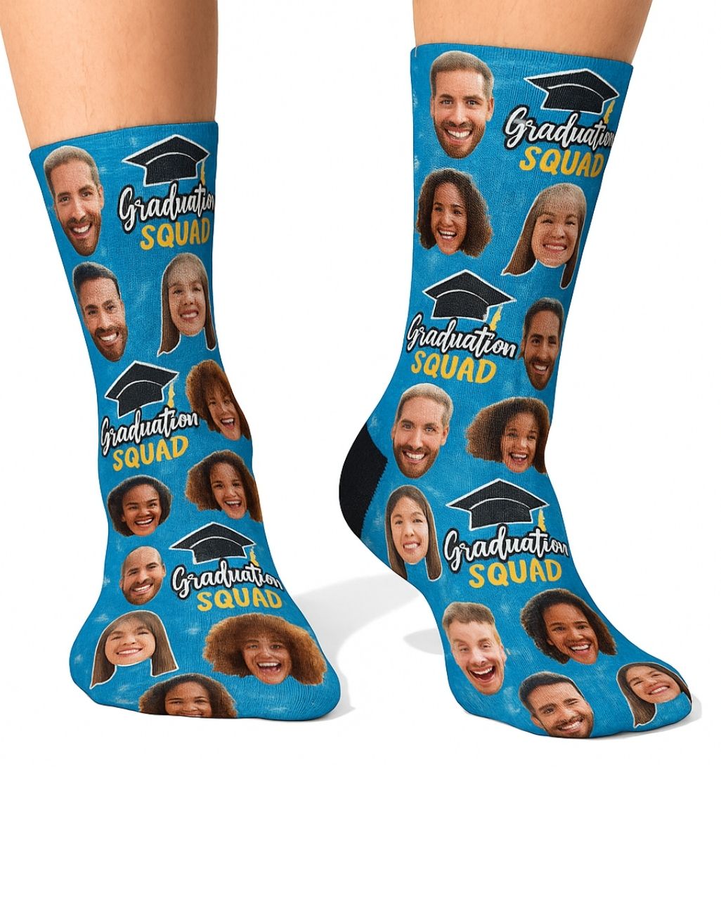 The Whole Graduation Squad Custom Socks