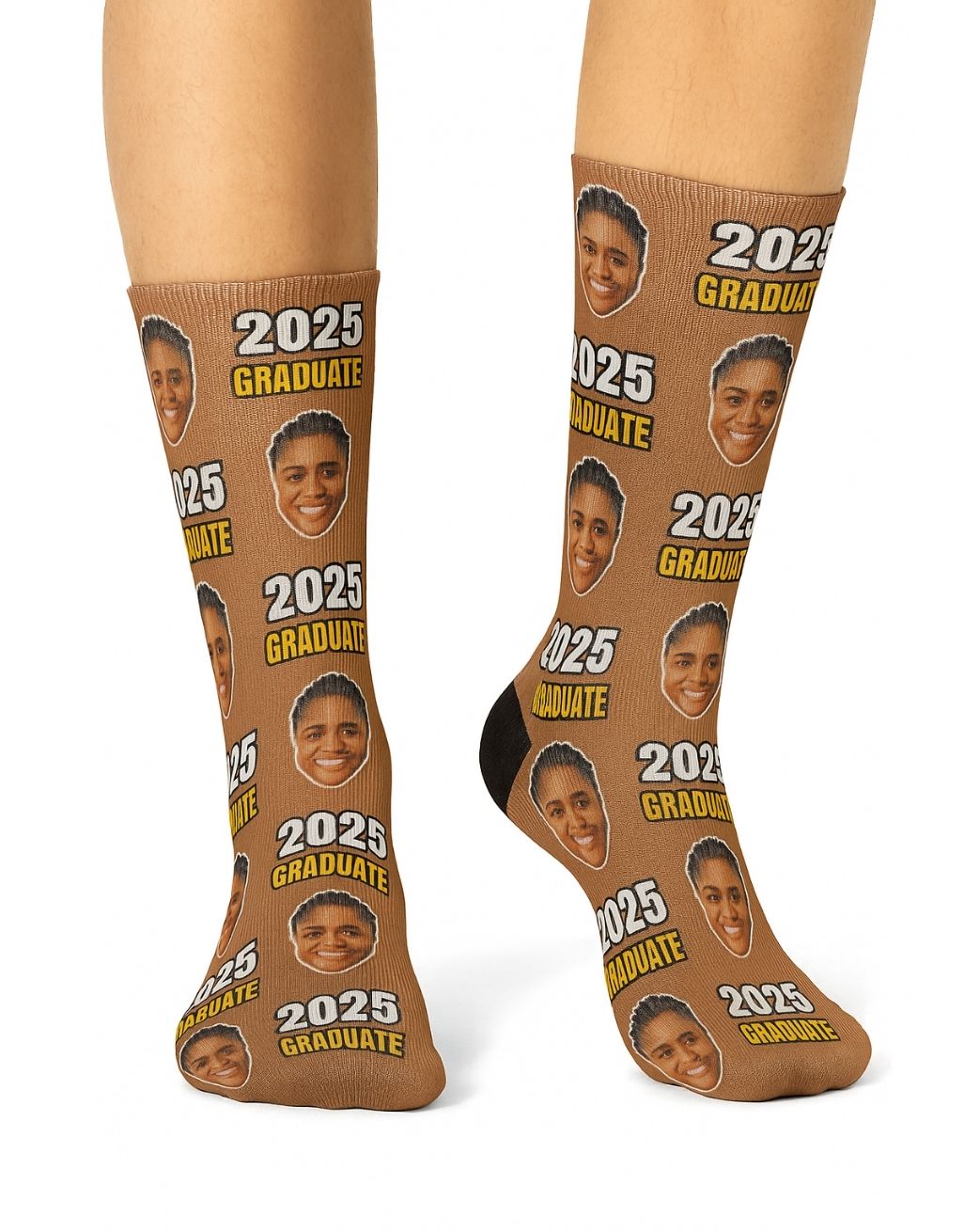 Custom Socks With Your Face & Graduation Year