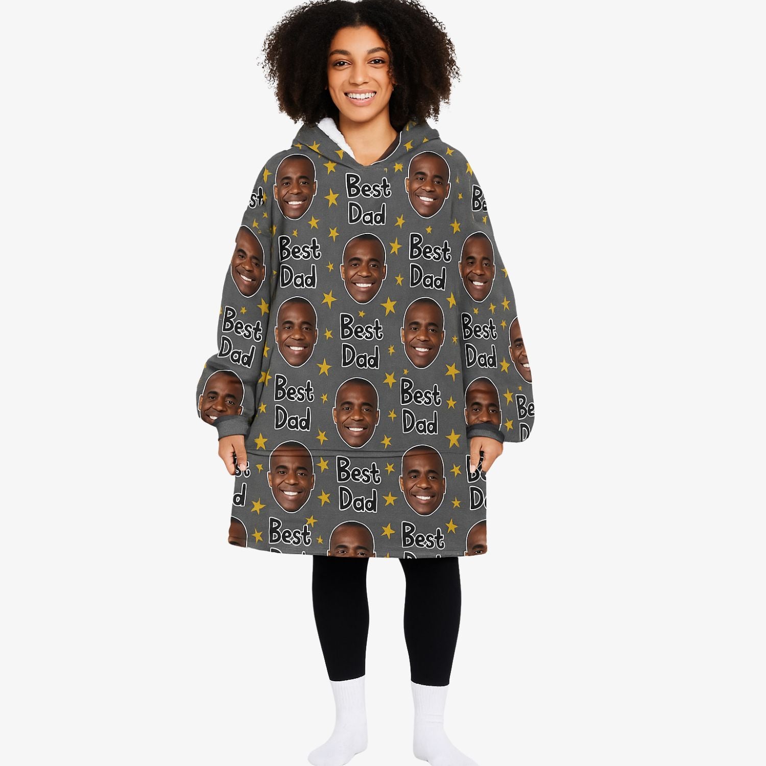 Best Dad Blanket Hoodie