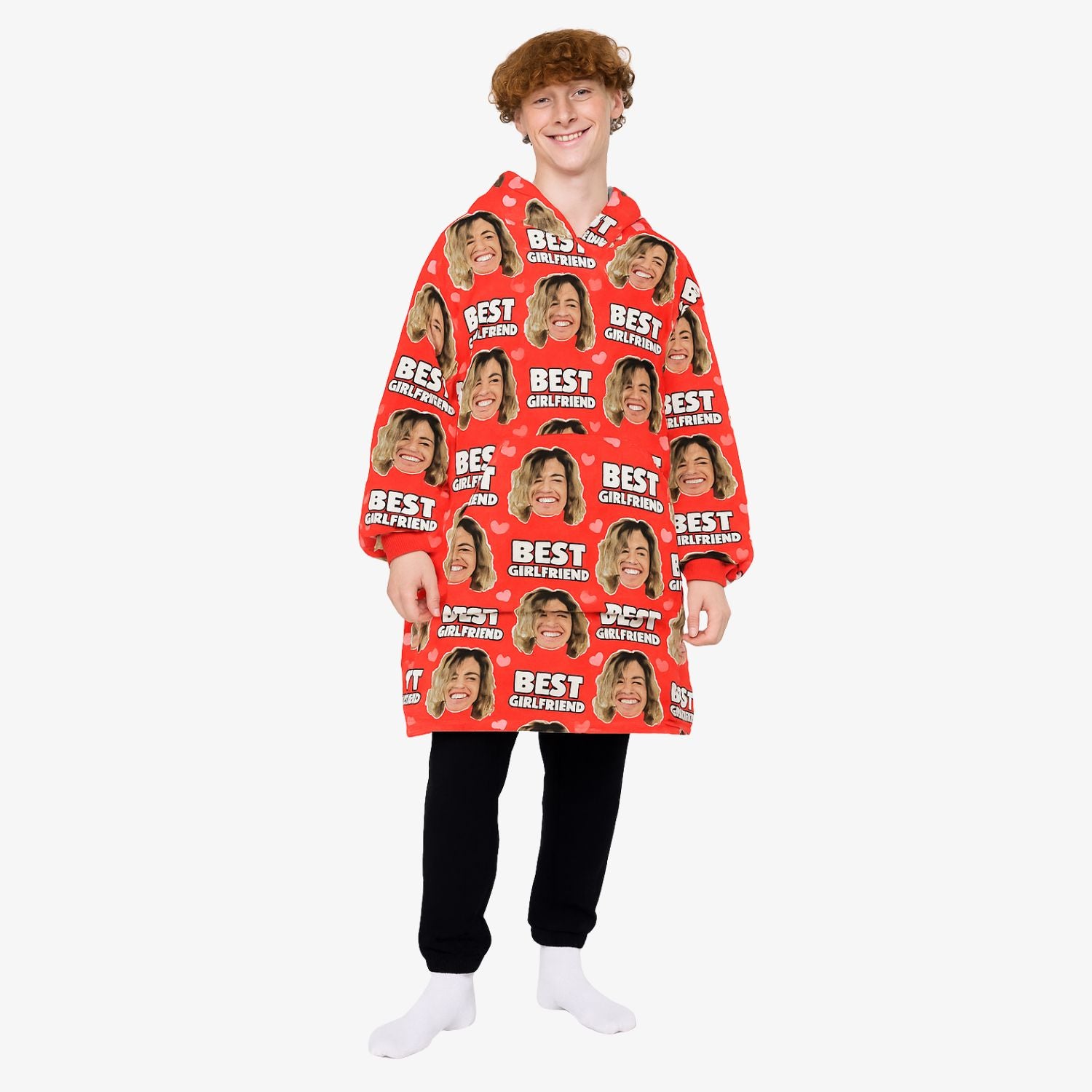 Best Girlfriend Blanket Hoodie