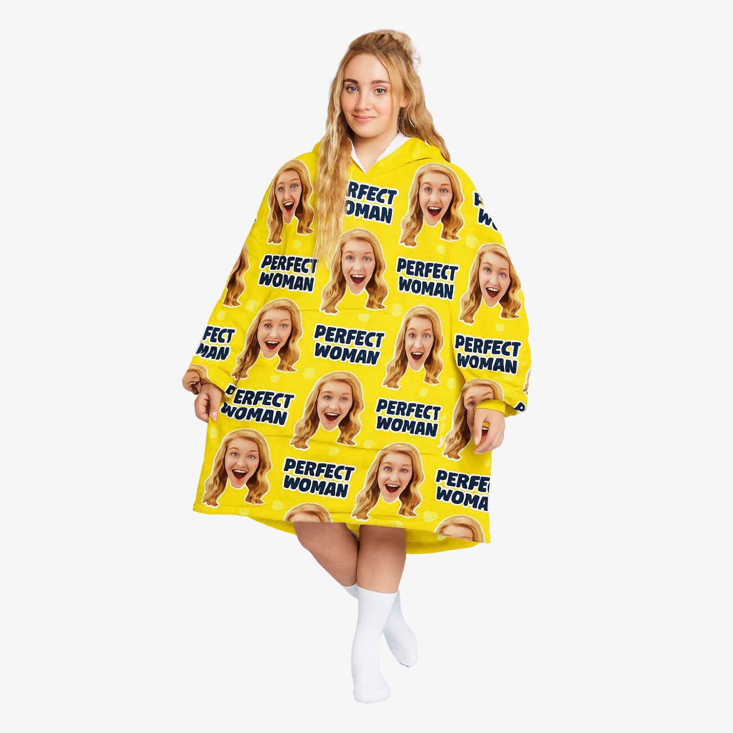 Perfect Woman Blanket Hoodie