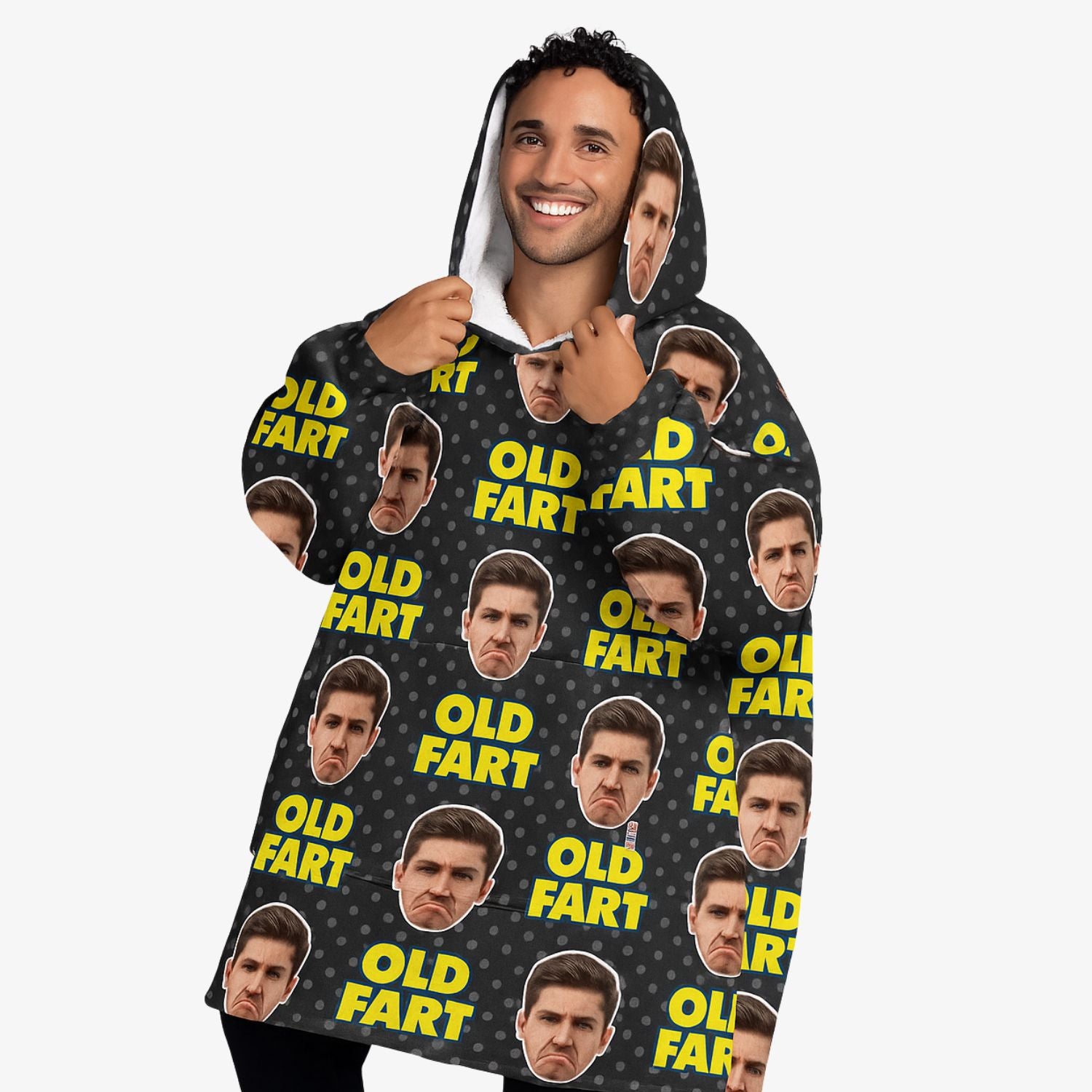 Old Fart Blanket Hoodie