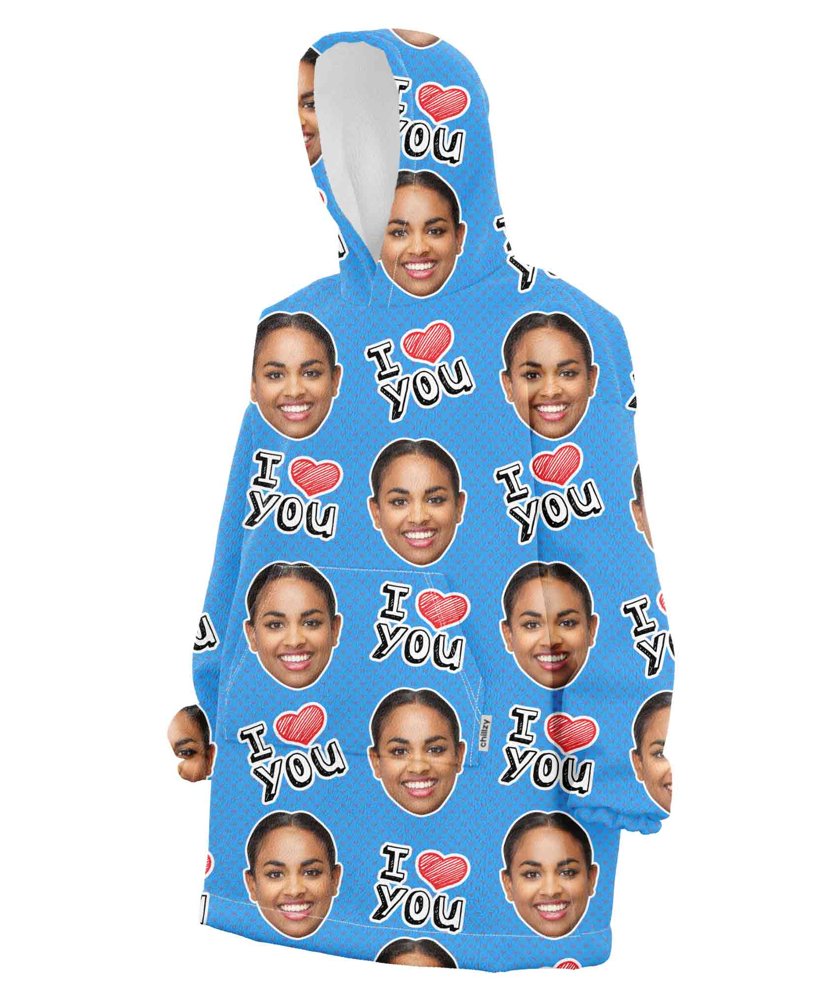 I Heart You Blanket Hoodie