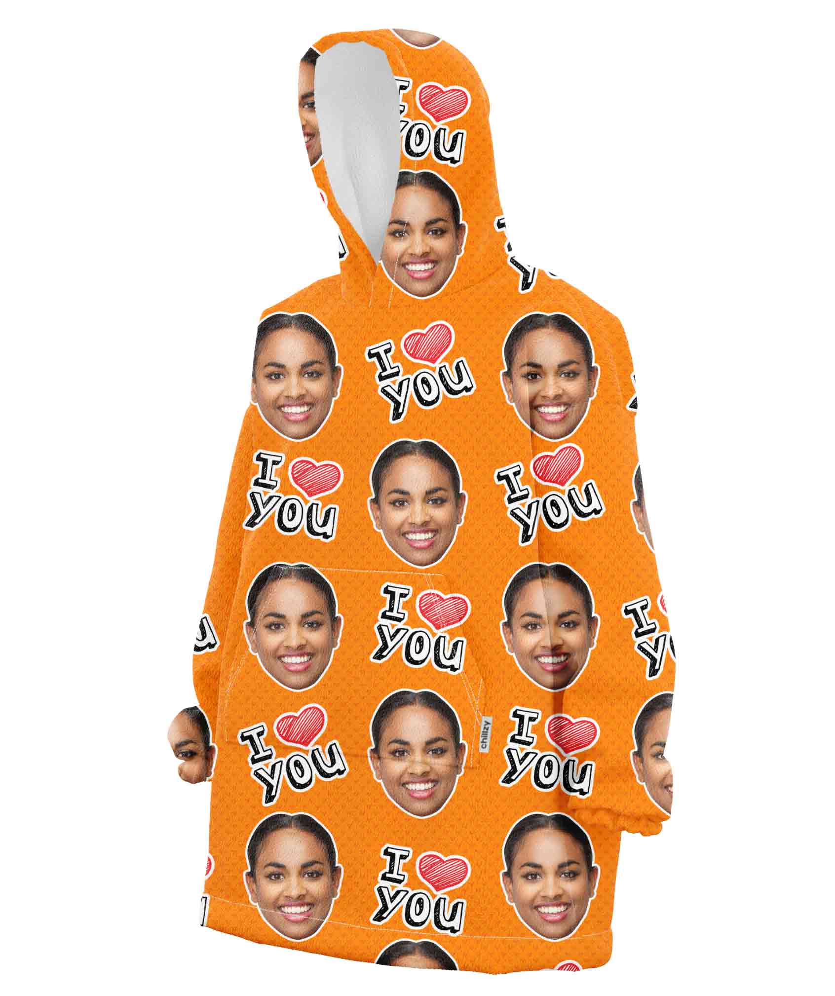 I Heart You Blanket Hoodie