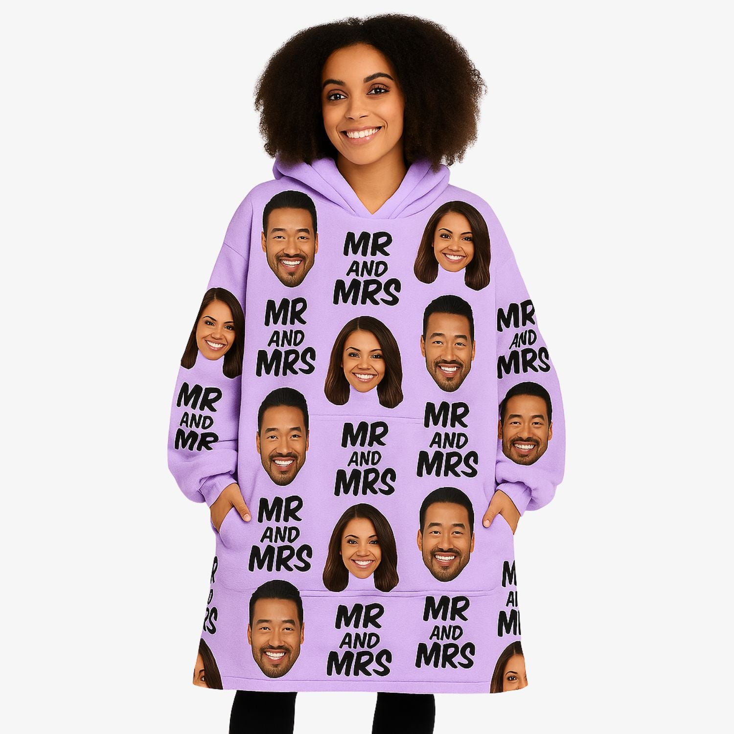 Mr & Mrs Blanket Hoodie