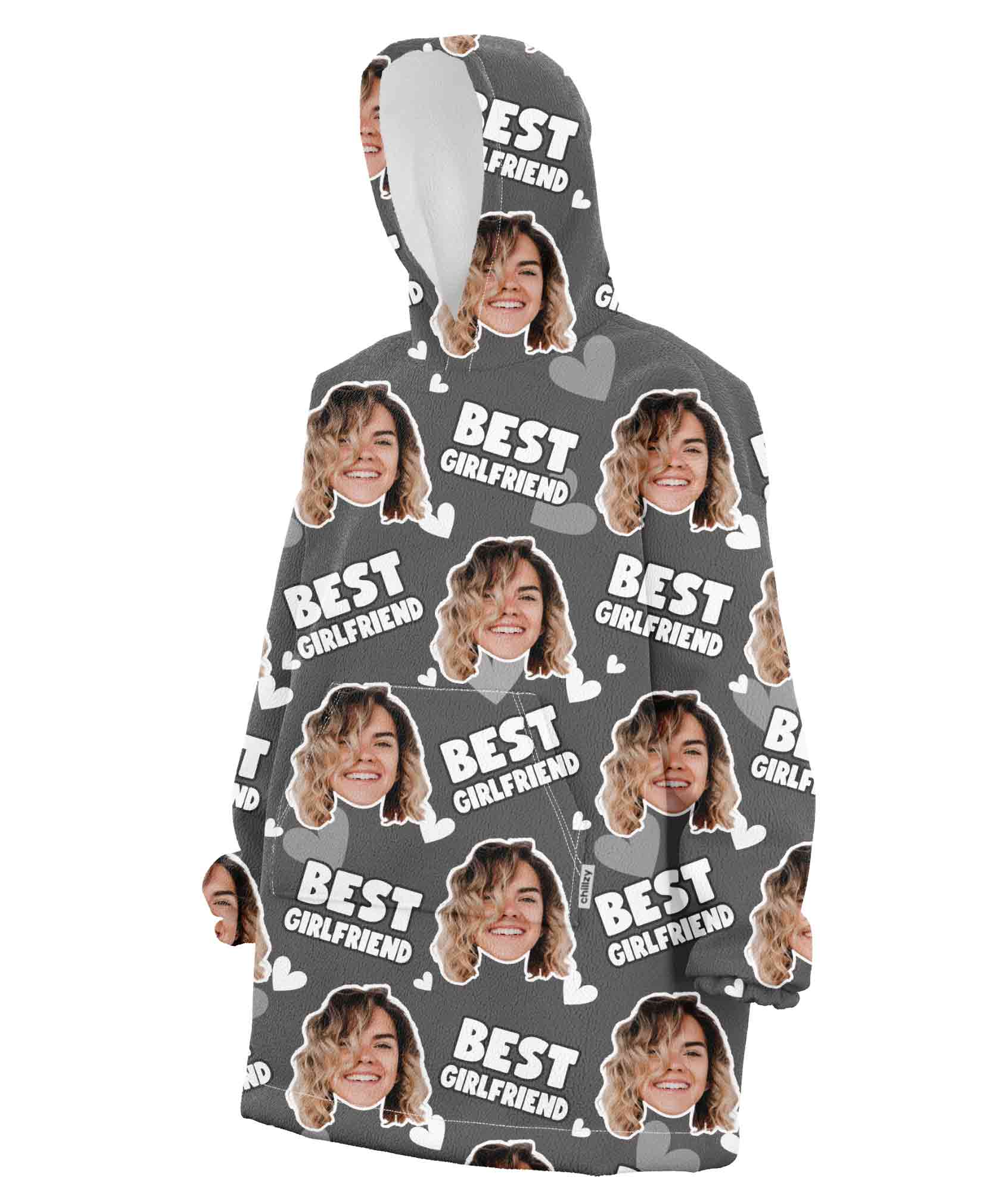 Best Girlfriend Blanket Hoodie