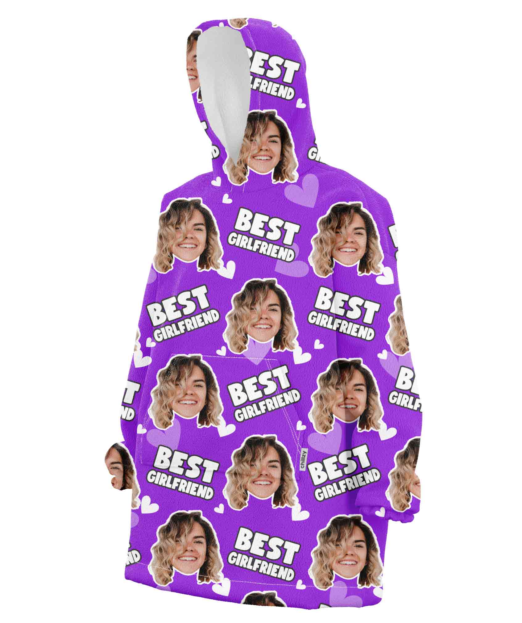 Best Girlfriend Blanket Hoodie